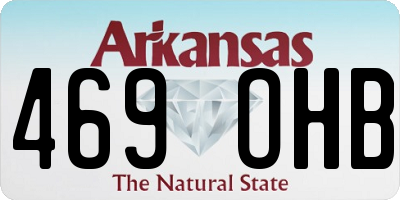 AR license plate 469OHB