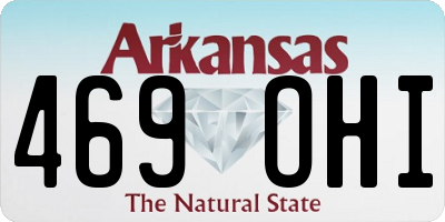 AR license plate 469OHI