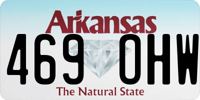 AR license plate 469OHW