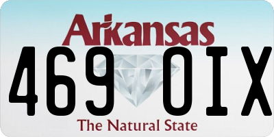 AR license plate 469OIX