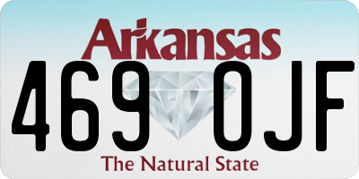 AR license plate 469OJF