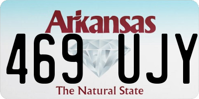 AR license plate 469UJY