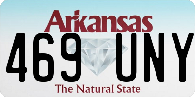 AR license plate 469UNY