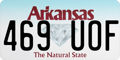 AR license plate 469UOF
