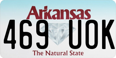 AR license plate 469UOK