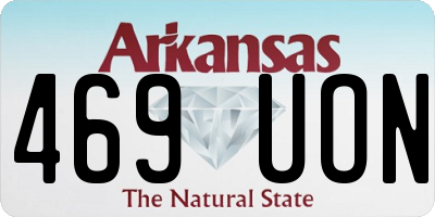 AR license plate 469UON