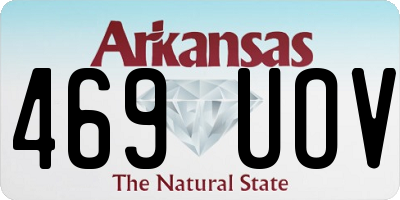 AR license plate 469UOV