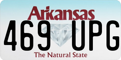 AR license plate 469UPG