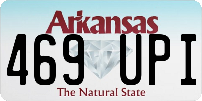AR license plate 469UPI