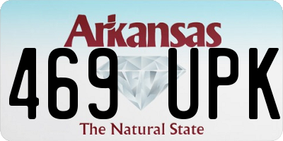 AR license plate 469UPK