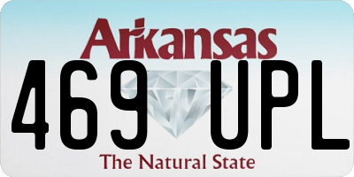 AR license plate 469UPL