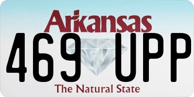 AR license plate 469UPP