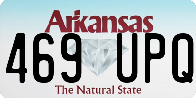 AR license plate 469UPQ
