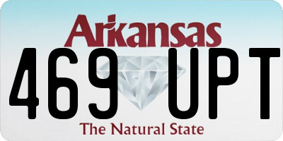 AR license plate 469UPT