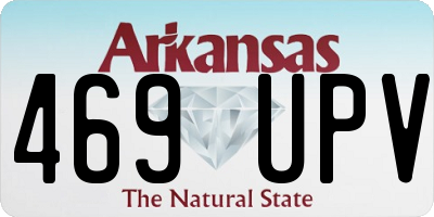 AR license plate 469UPV