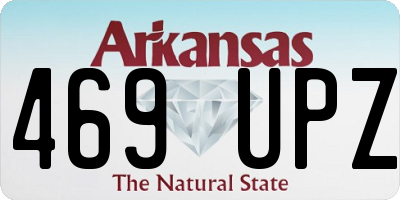 AR license plate 469UPZ