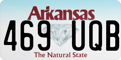 AR license plate 469UQB