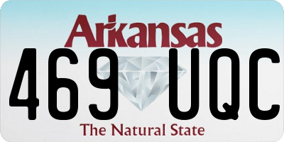 AR license plate 469UQC