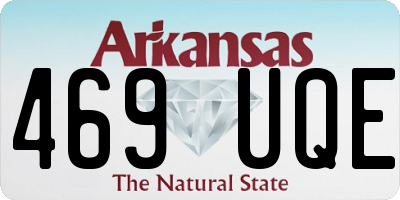AR license plate 469UQE