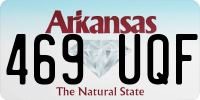 AR license plate 469UQF