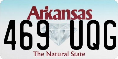 AR license plate 469UQG
