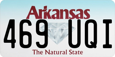 AR license plate 469UQI