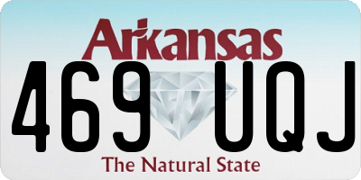 AR license plate 469UQJ