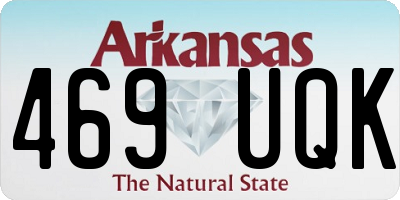 AR license plate 469UQK