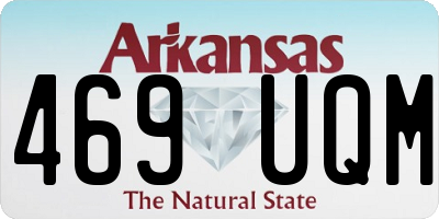 AR license plate 469UQM