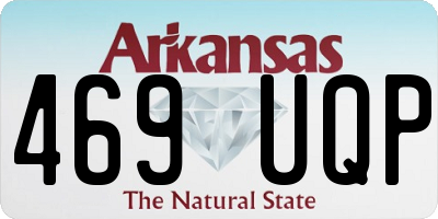 AR license plate 469UQP