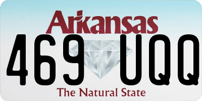 AR license plate 469UQQ