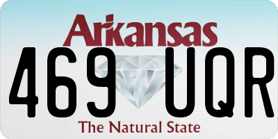 AR license plate 469UQR