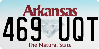 AR license plate 469UQT