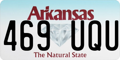 AR license plate 469UQU