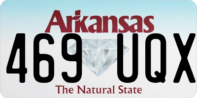 AR license plate 469UQX