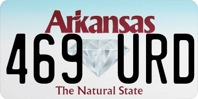 AR license plate 469URD