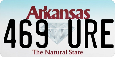 AR license plate 469URE
