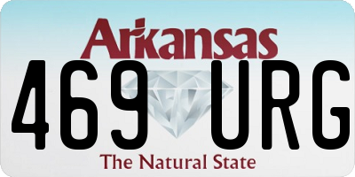 AR license plate 469URG