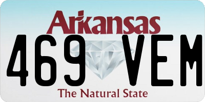AR license plate 469VEM