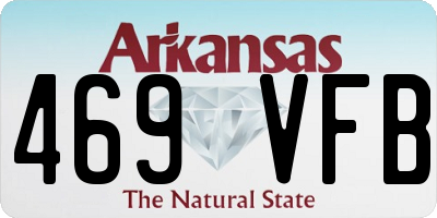 AR license plate 469VFB