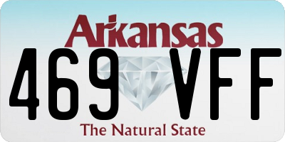 AR license plate 469VFF