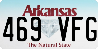 AR license plate 469VFG