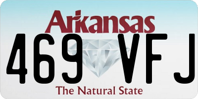 AR license plate 469VFJ