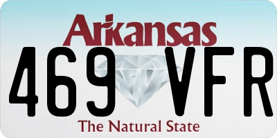 AR license plate 469VFR