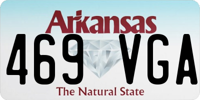 AR license plate 469VGA