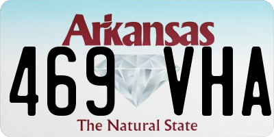 AR license plate 469VHA
