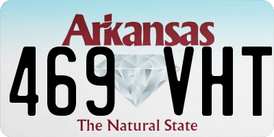 AR license plate 469VHT