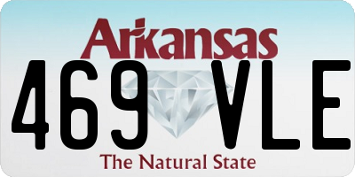 AR license plate 469VLE