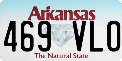 AR license plate 469VLO