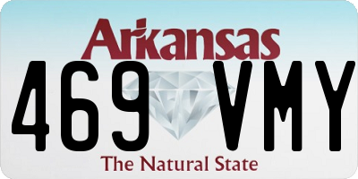 AR license plate 469VMY
